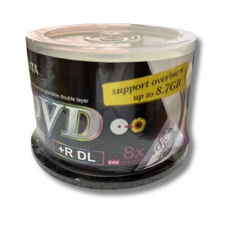 Foto 2 | Discos Vírgenes Ridata DVD+R DL Doble Capa 50 Piezas