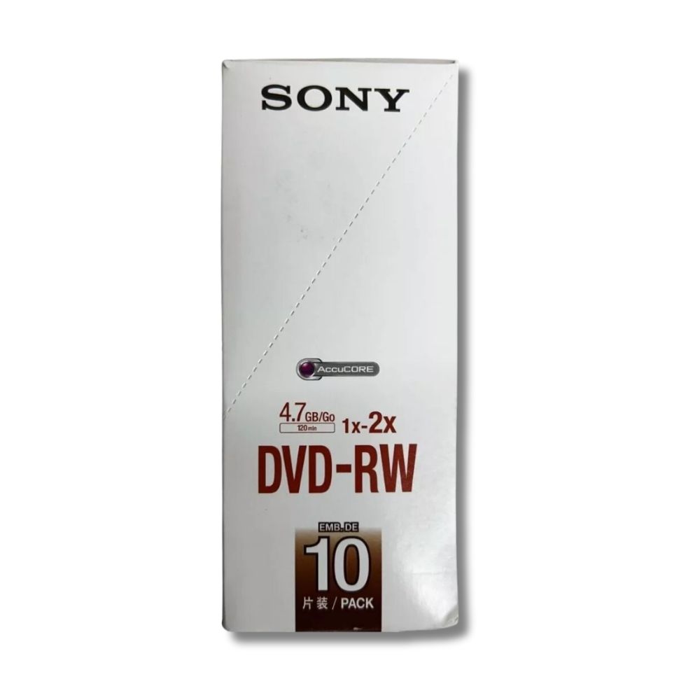 Foto 4 pulgar | Discos Vírgenes Sony DVD-RW 10 Piezas