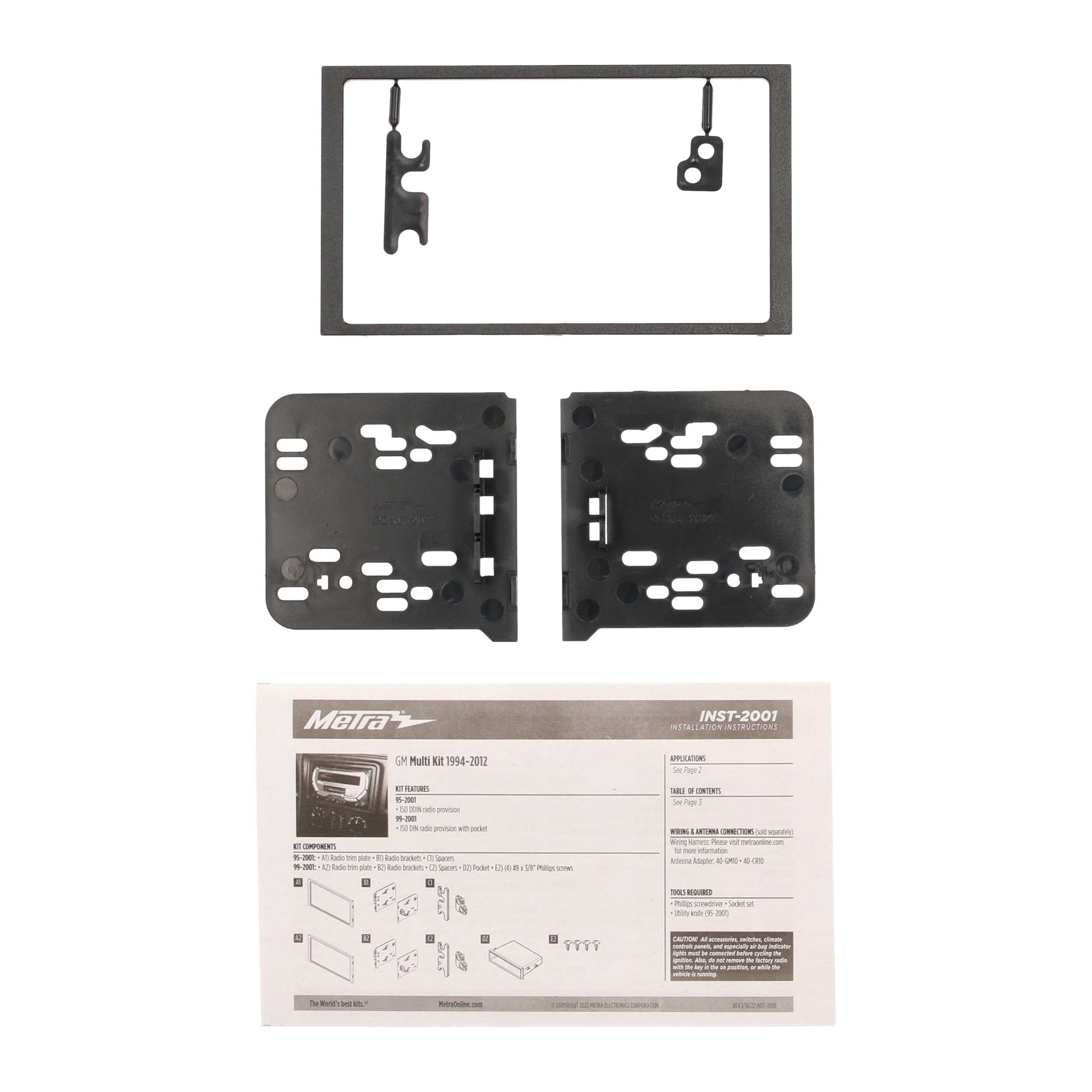 Foto 7 pulgar | Kit De Salpicadero De Instalación Metra Electronics 95-2001 De Doble Din - Venta Internacional.