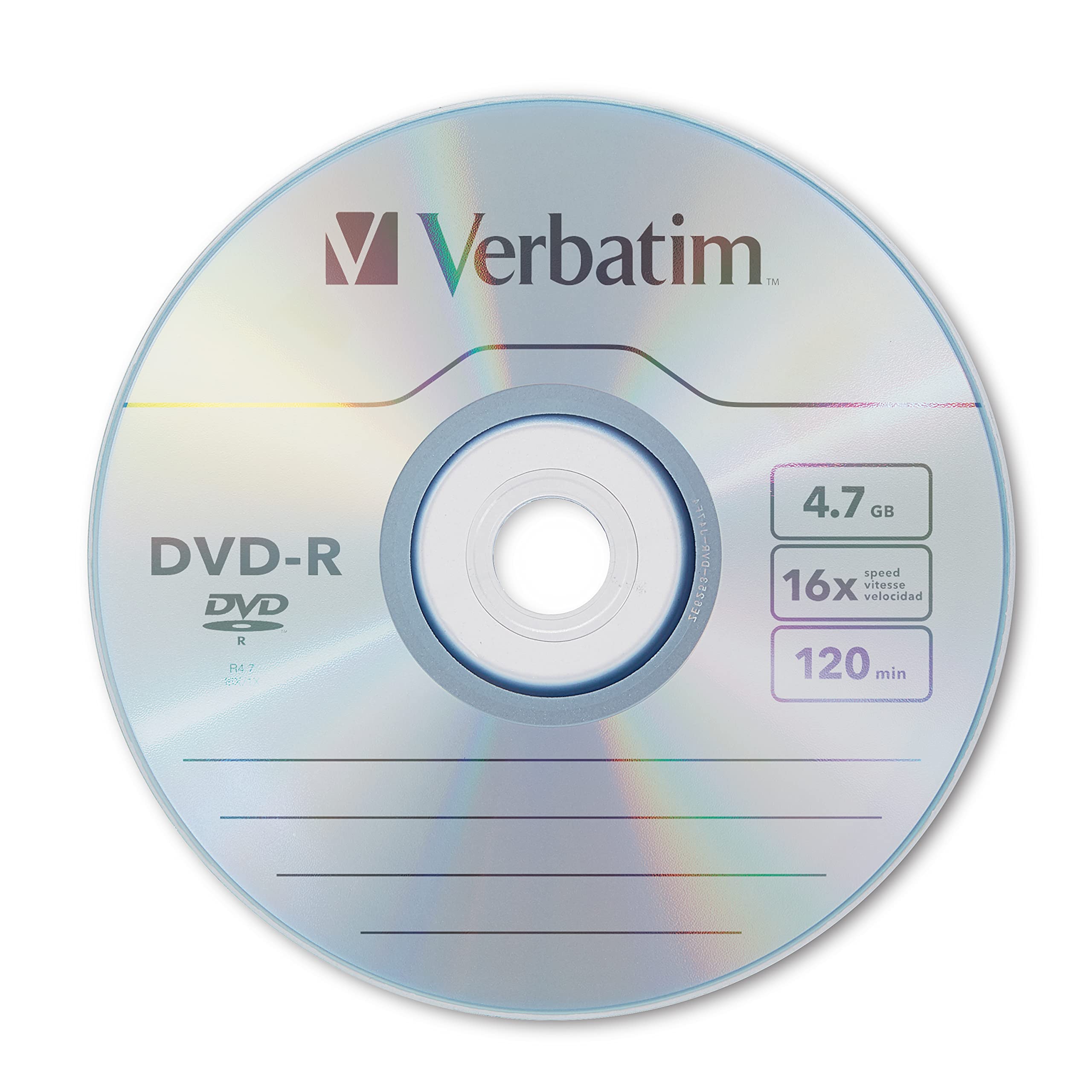 Foto 3 pulgar | Discos Dvd-r En Blanco Verbatim Azo Dye, 4,7 Gb, 16x, Paquete De 50 - Venta Internacional.