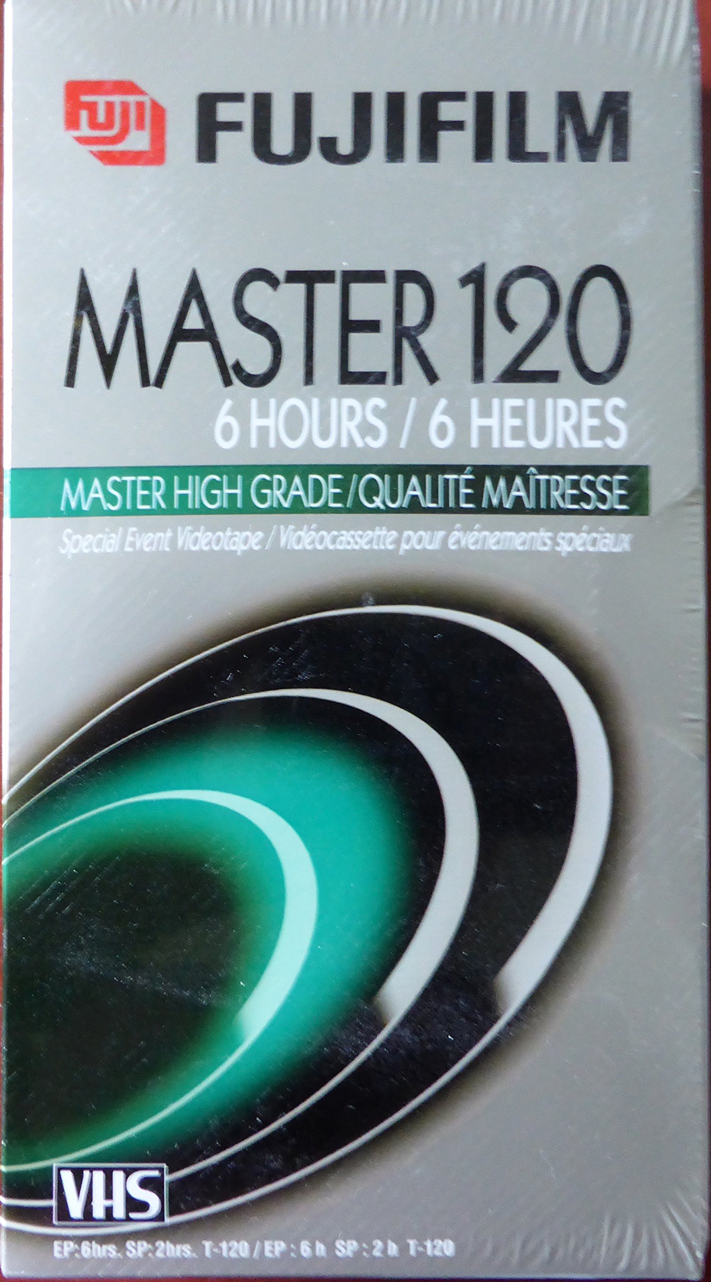 Cinta Vhs Fujifilm T120ht Master Grade (paquete De 1) - Venta Internacional.