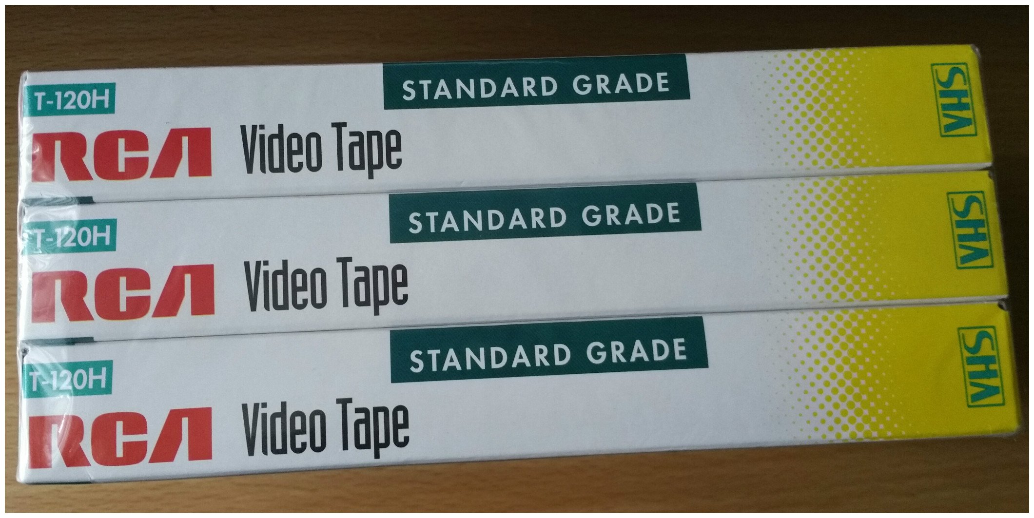 Foto 2 | Cintas De Videocasete Vhs Rca T-120h De 120 Minutos (paquete De 3) - Venta Internacional.