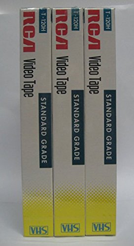 Foto 5 | Cintas De Videocasete Vhs Rca T-120h De 120 Minutos (paquete De 3) - Venta Internacional.