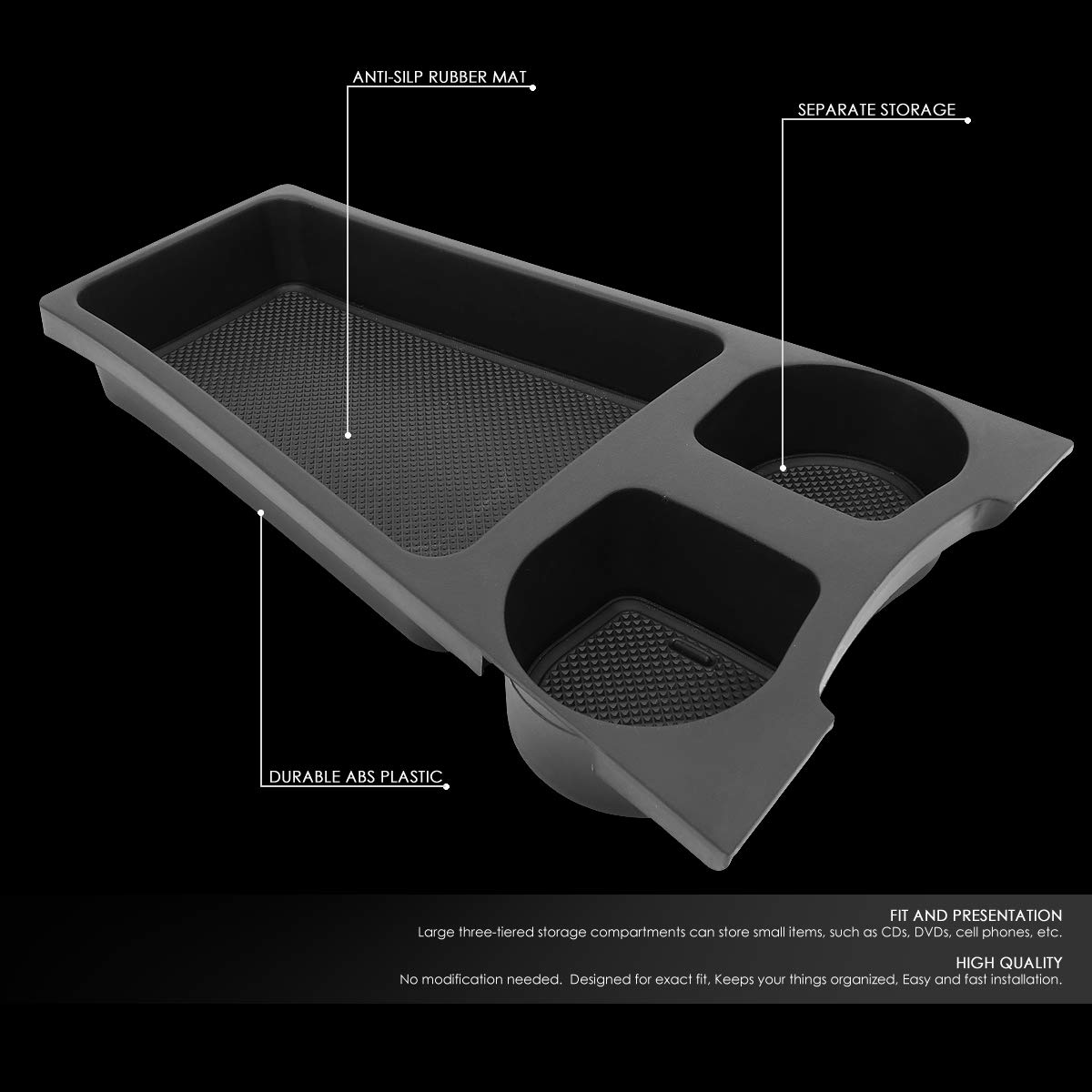 Foto 2 | Caja Organizadora De Consola Central Con Portavasos Para Toyota Prius 2010-2015 - Venta Internacional.