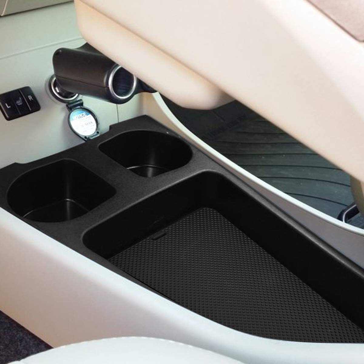 Foto 6 | Caja Organizadora De Consola Central Con Portavasos Para Toyota Prius 2010-2015 - Venta Internacional.