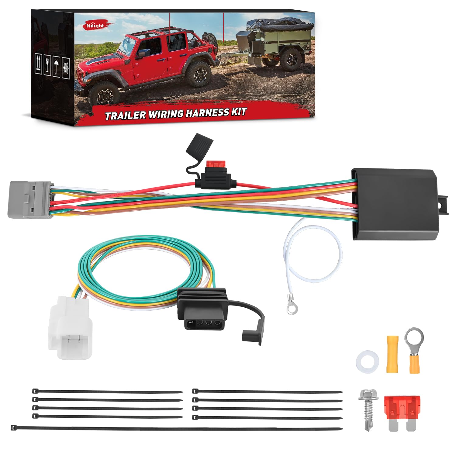 Foto 2 pulgar | Kit De Arnés De Cableado Para Remolque Nilight 56217 Para Lexus Rx350 - Venta Internacional.