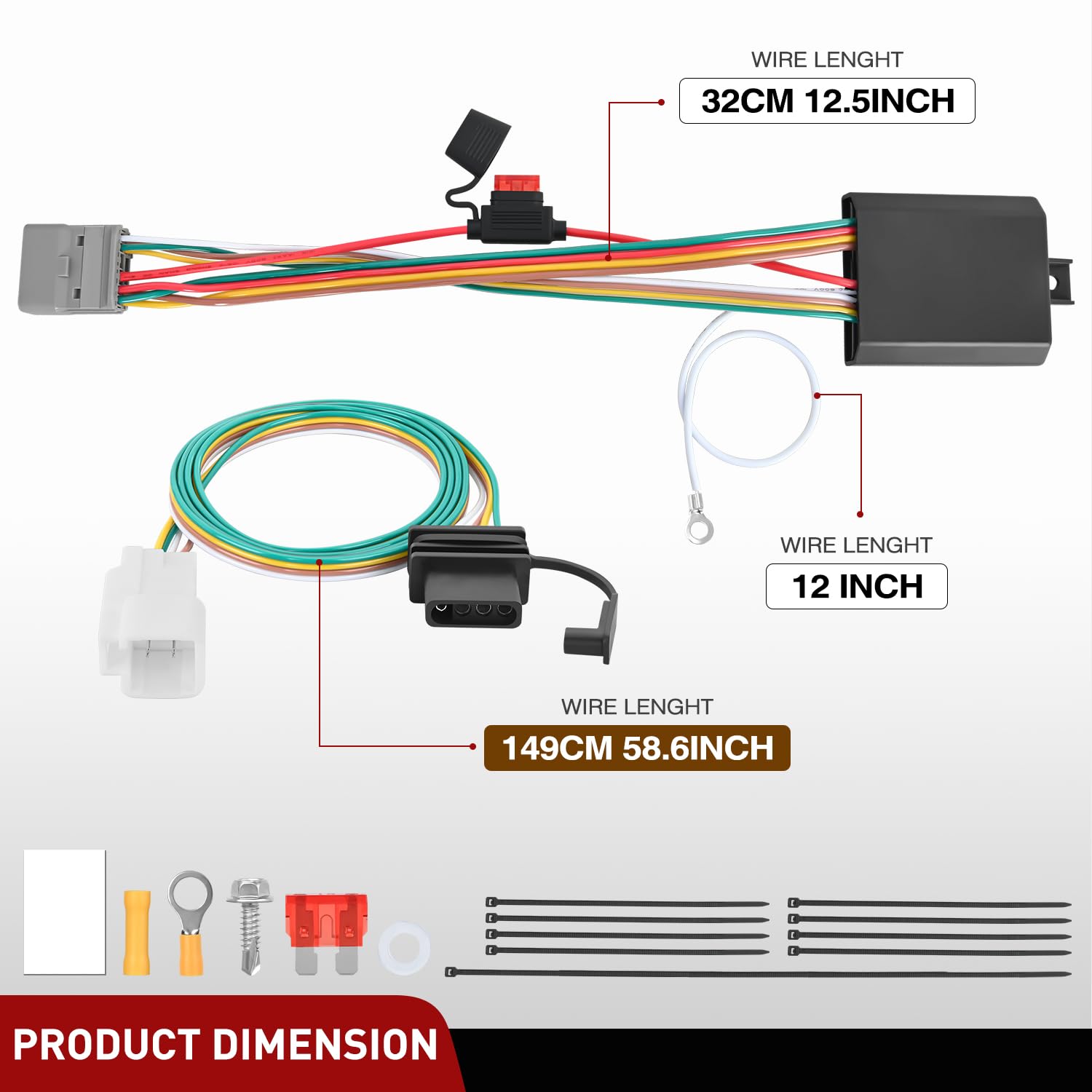 Foto 7 | Kit De Arnés De Cableado Para Remolque Nilight 56217 Para Lexus Rx350 - Venta Internacional.