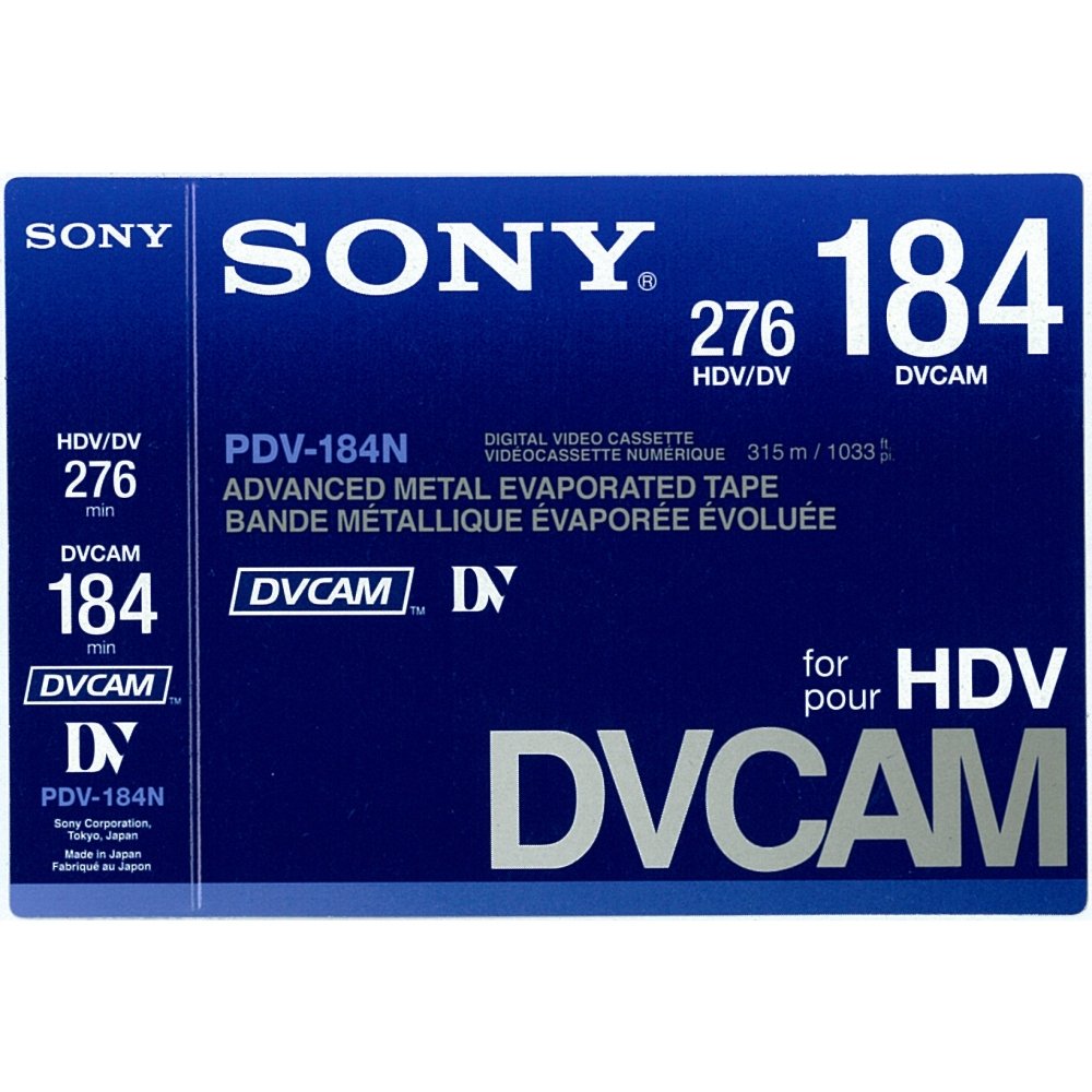 Foto 1 | Cinta De Vídeo Dvcam Sony Pdv184n De 184 Minutos - Venta Internacional.