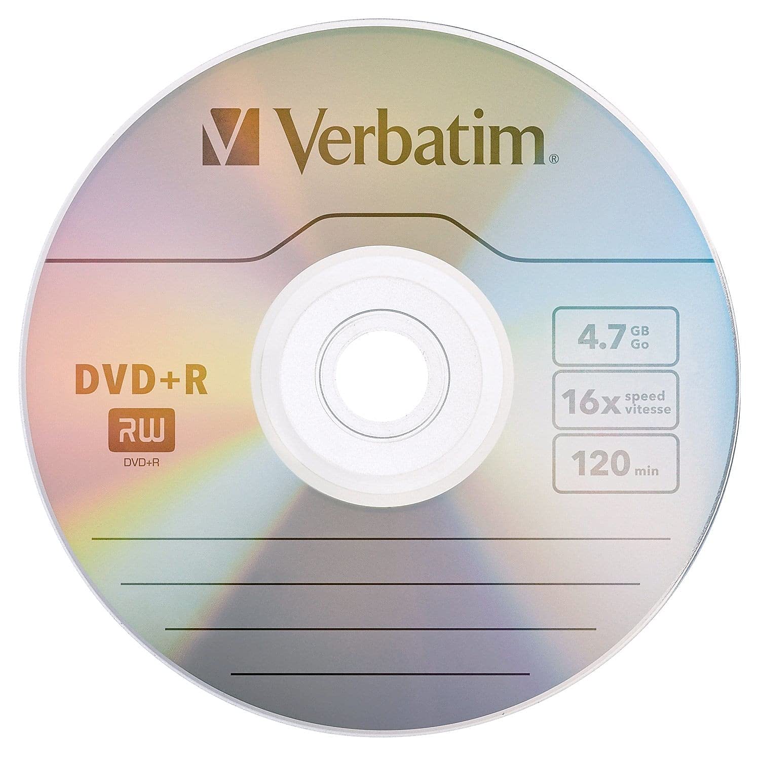 Foto 3 pulgar | Discos Dvd+r En Blanco Verbatim Azo Dye De 4,7 Gb, 16x, 25 Discos - Venta Internacional.