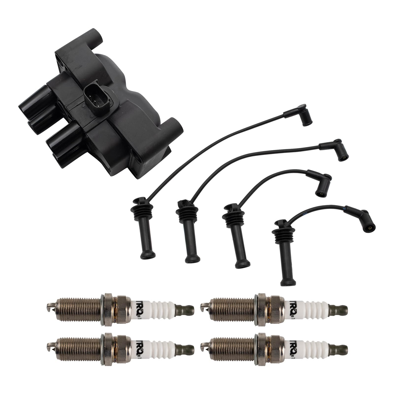 Foto 3 pulgar | Kit De Bobina De Encendido Y Cables Trq Compatible Con Ford Fiesta - Venta Internacional.