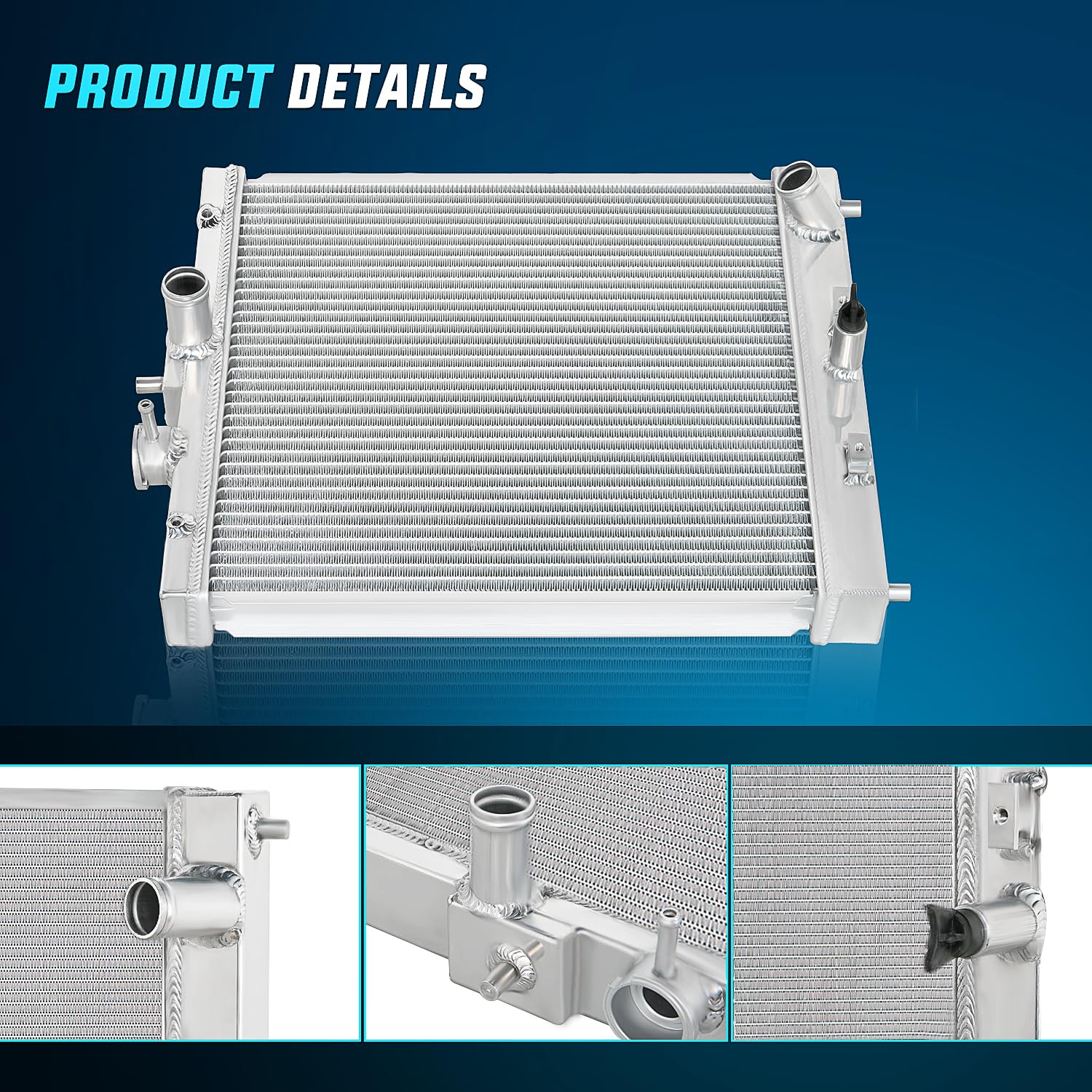 Foto 4 pulgar | Radiador Nilight Para Honda Civic 1992-2000 Que Reemplaza Al Cu1290 - Venta Internacional.