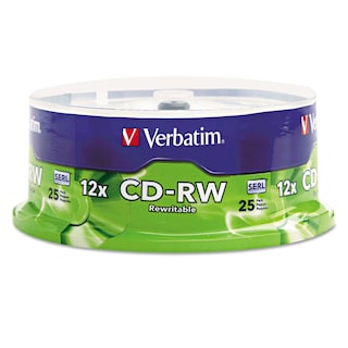 Foto 1 | Husillo Cd-rw Disc Verbatim 700 Mb 2 X 12 Unidades Paquete De 25 - Venta Internacional.