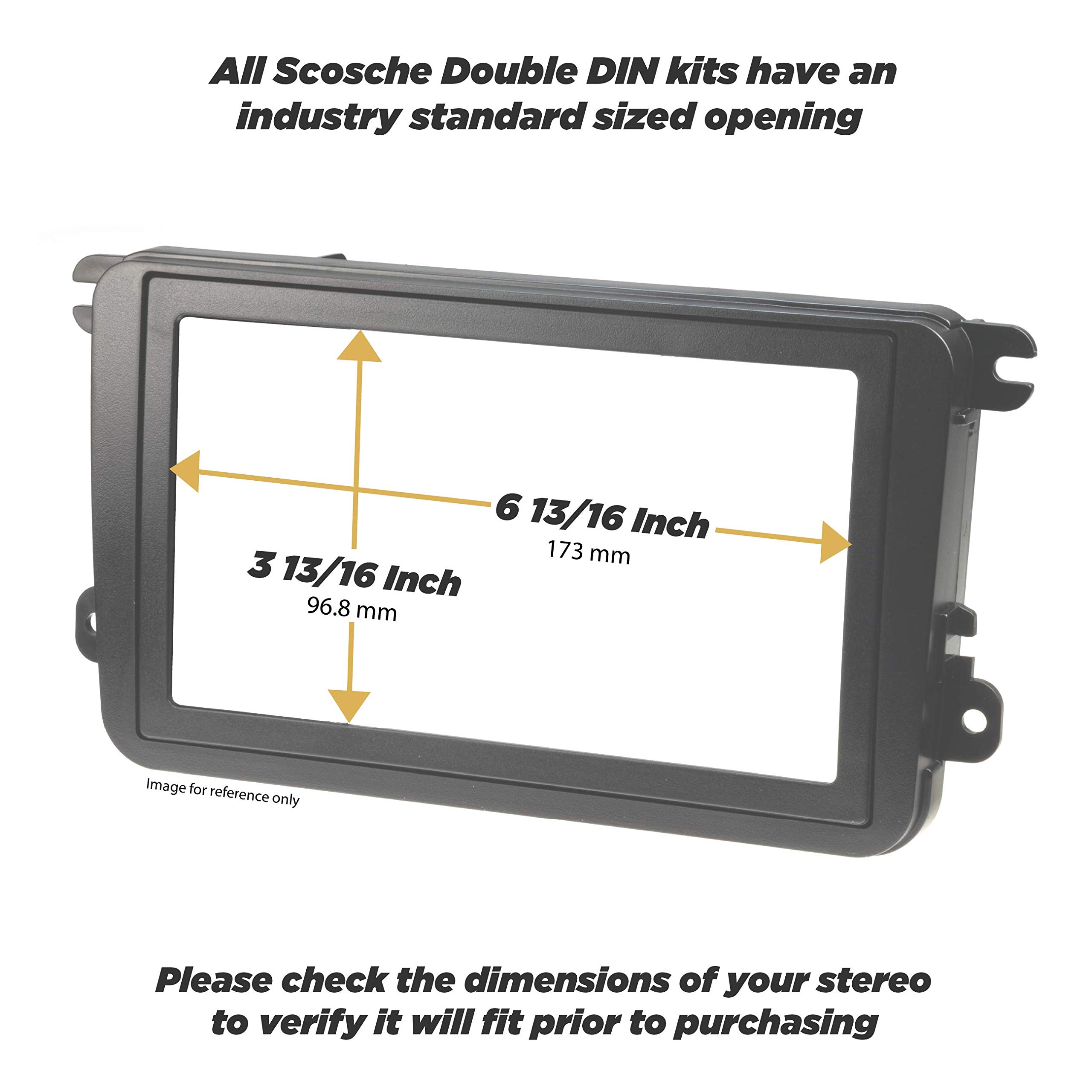 Foto 3 pulgar | Kit De Salpicadero Scosche Cr1299ddb Compatible Con Dodge Ram 2002-05 - Venta Internacional.