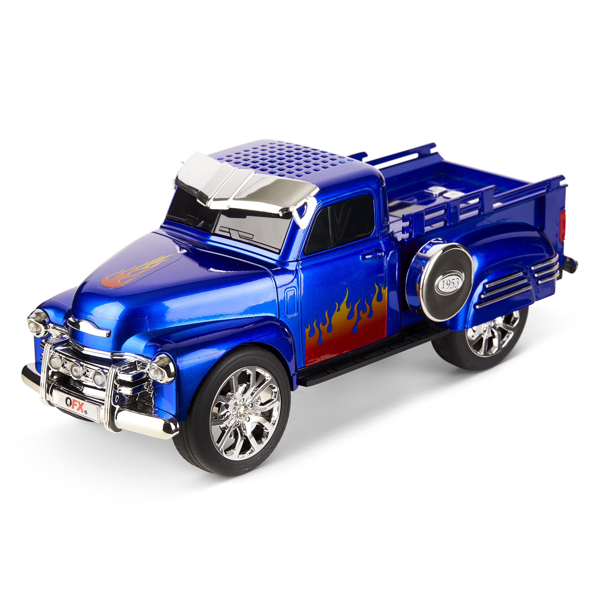 Foto 2 pulgar | Réplica De Camioneta Hot Rod Con Altavoz Qfx Bluetooth 1953 - Venta Internacional.