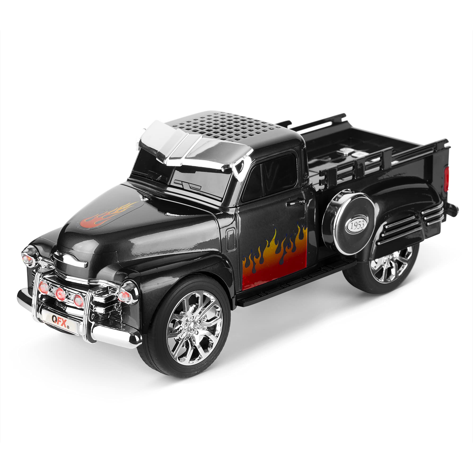 Foto 2 pulgar | Réplica De Camioneta Hot Rod Con Altavoz Qfx Bluetooth 1953 - Venta Internacional.