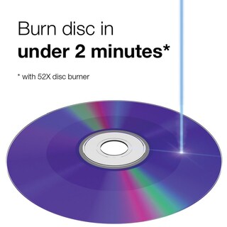 Foto 4 | Cd-r Verbatim 700mb 52x Datalifeplus Blanco Imprimible Por Inyección De Tinta - Venta Internacional.