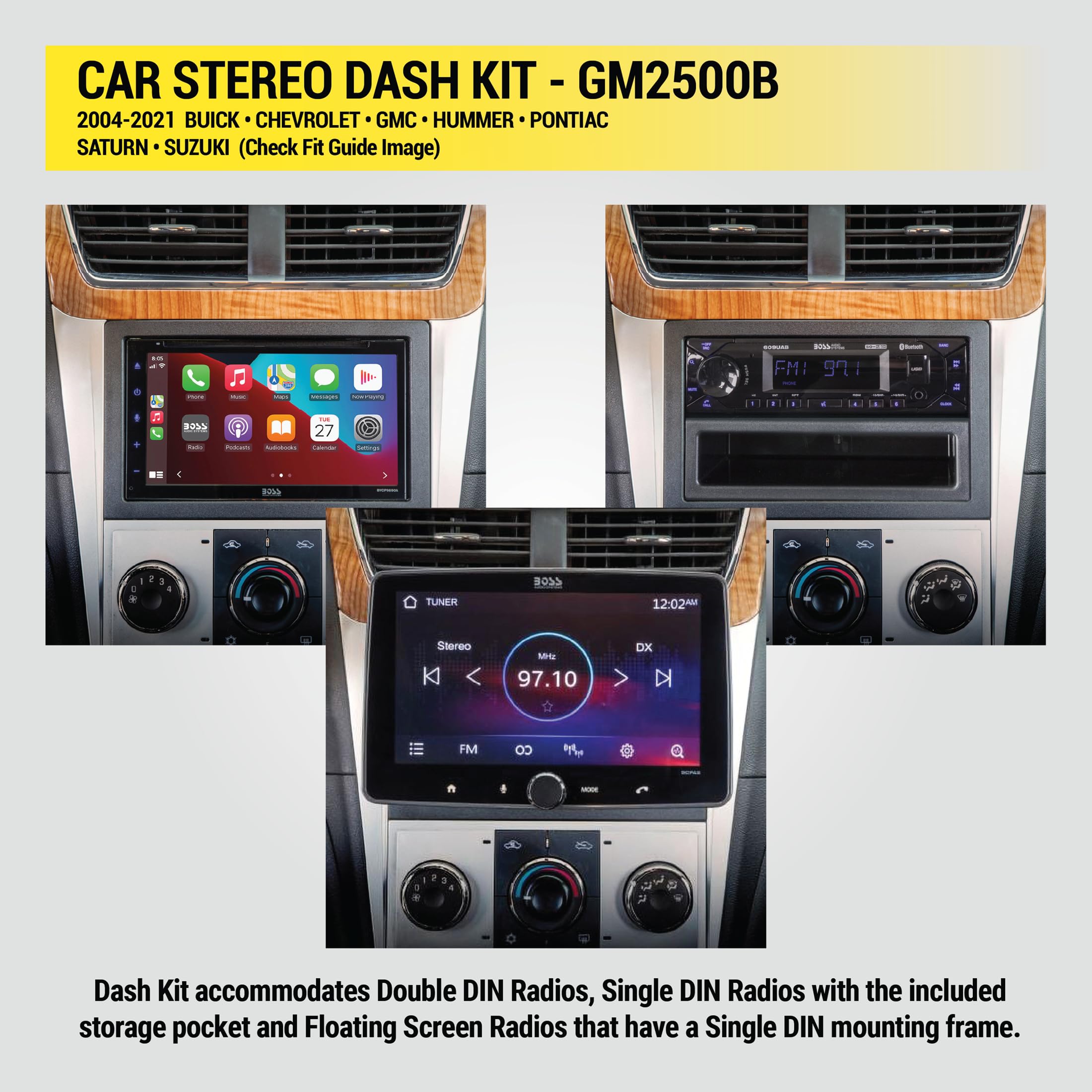 Foto 4 pulgar | Kit De Salpicadero De Instalación Estéreo De Coche Scosche Gm2500b Para Gm - Venta Internacional.