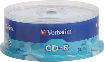 Foto 1 | Discos Cd-r En Blanco Verbatim 700 Mb 80 Minutos 52 Veces Paquete De 30 - Venta Internacional.