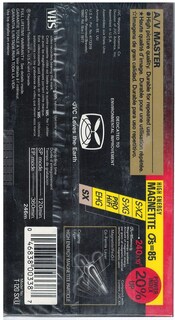 Foto 2 | Cinta De Vídeo Vhs Jvc T120du Grado Estándar 120 Minutos - Venta Internacional.