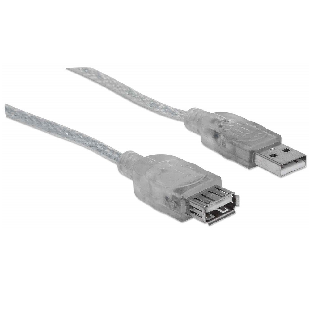 Foto 3 pulgar | Cable USB Manhattan 340496 Plateado