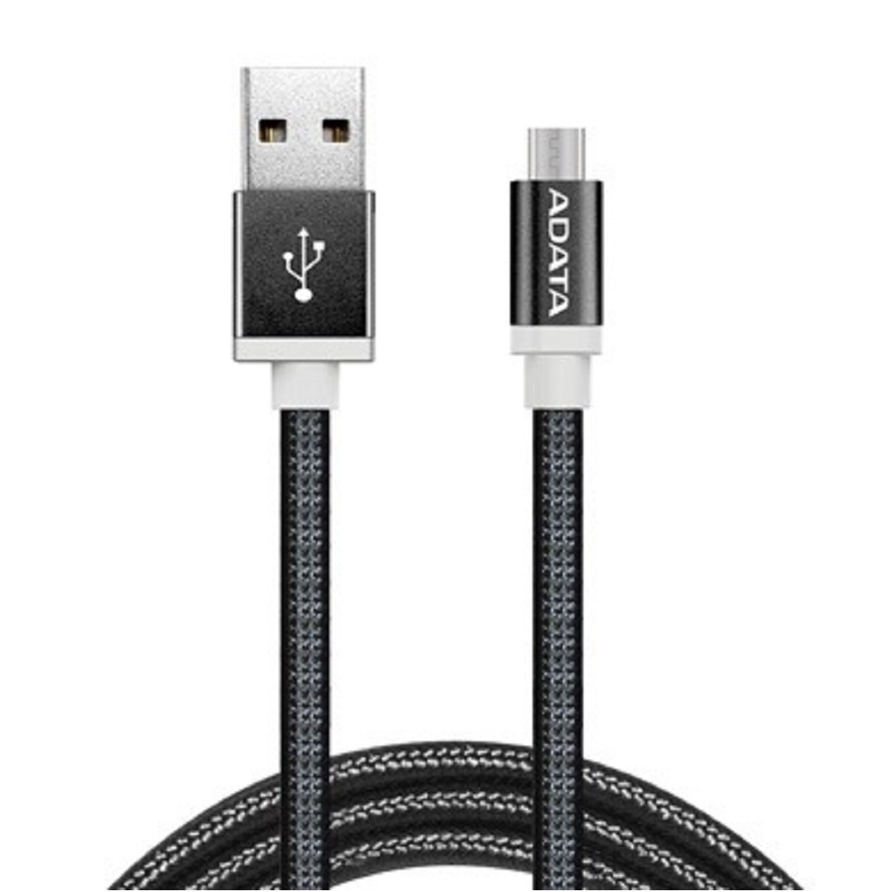 Foto 4 pulgar | Cable Micro USB Adata AMUCAL-100CMK-CBK Negro