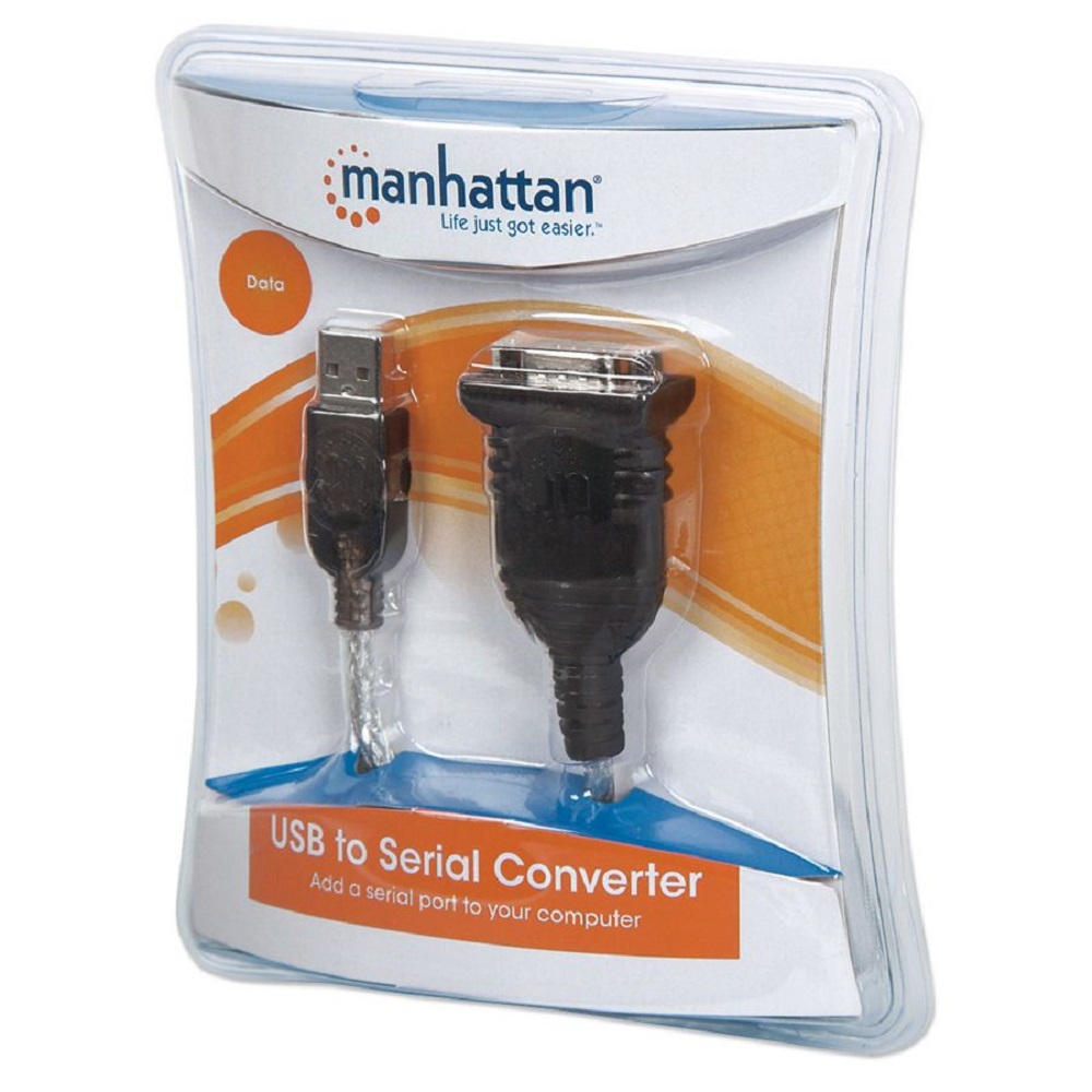 Foto 2 pulgar | Cable De Usb A Serial Manhattan Usb A 0,45 M 205146