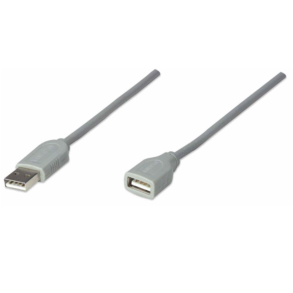 Foto 2 pulgar | Cable USB Extension Manhattan 165211 Gris