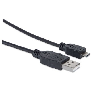 Foto 2 | Cable USB Micro B a USB Manhattan 307178 Negro