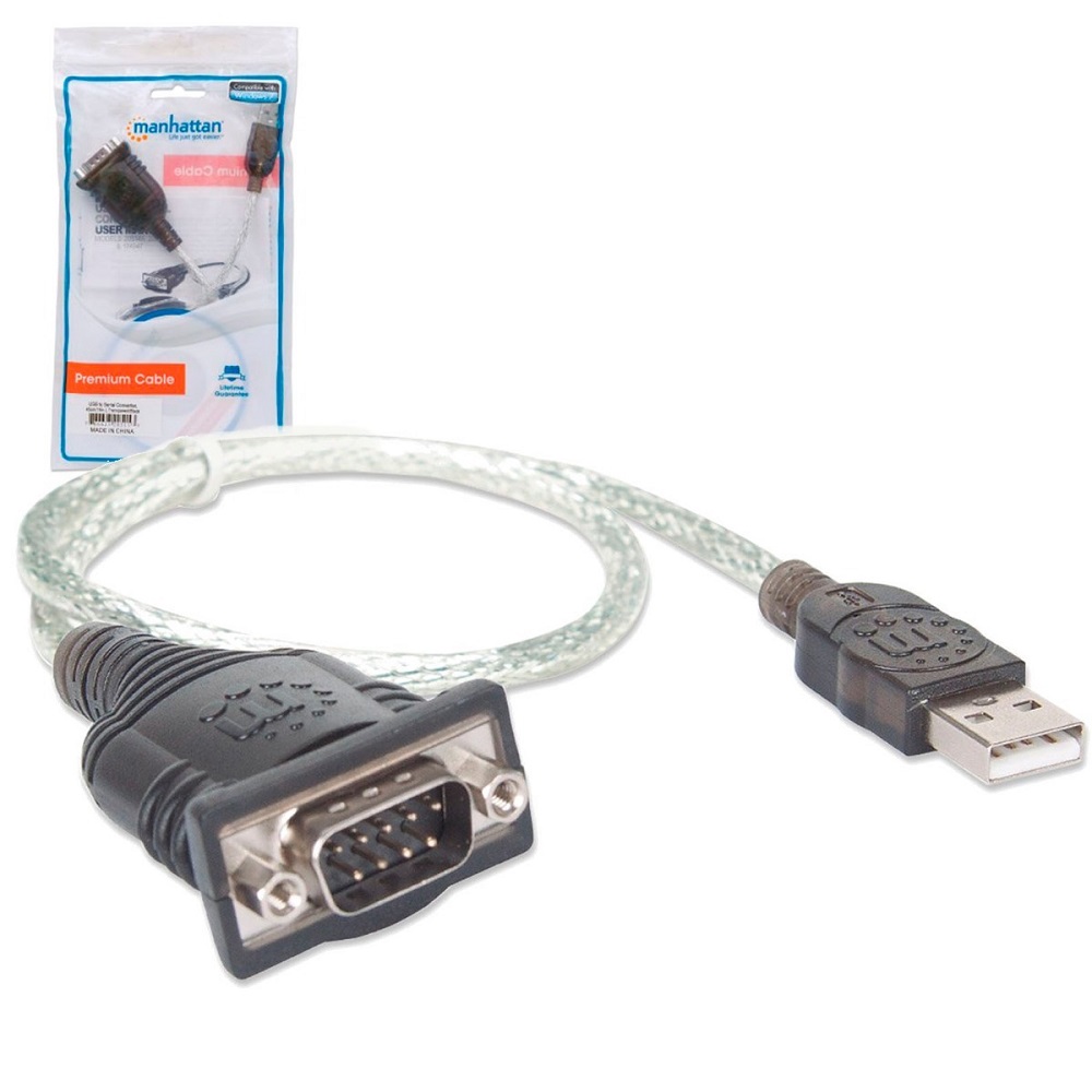 Foto 2 pulgar | Cable Convertidor de USB a Serial Manhattan 205153 Blanco