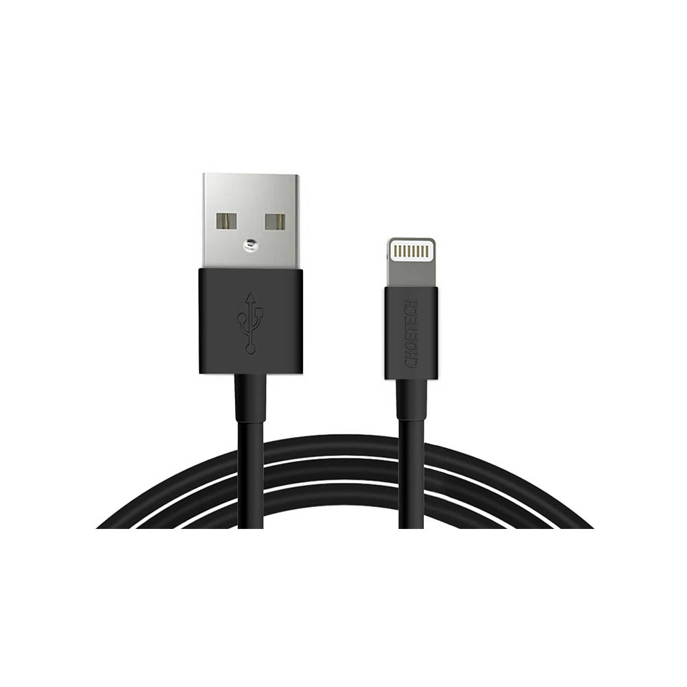 Cable Lightning Choetech Ip0027 color Negro