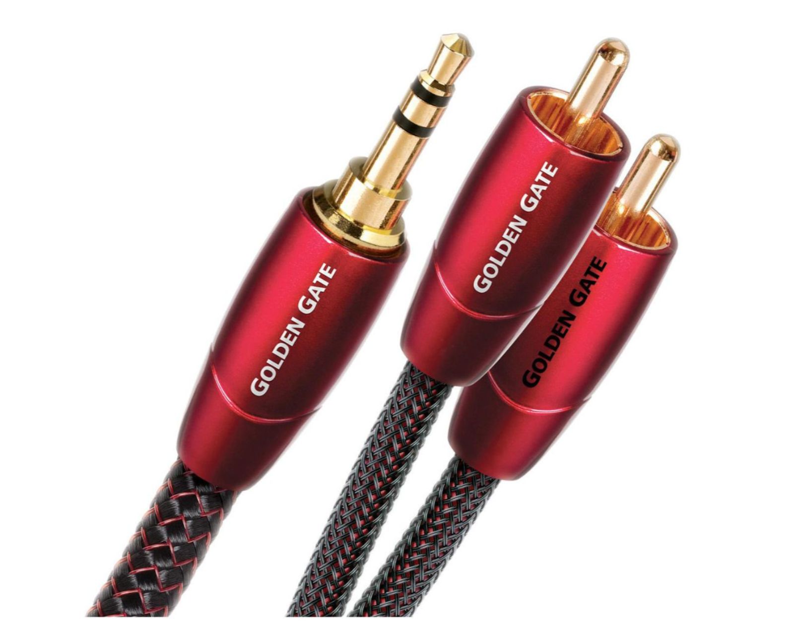 Foto 1 | Cable Audioquest Goldg02mr color Rojo de 3.5 a RCA de 2 m