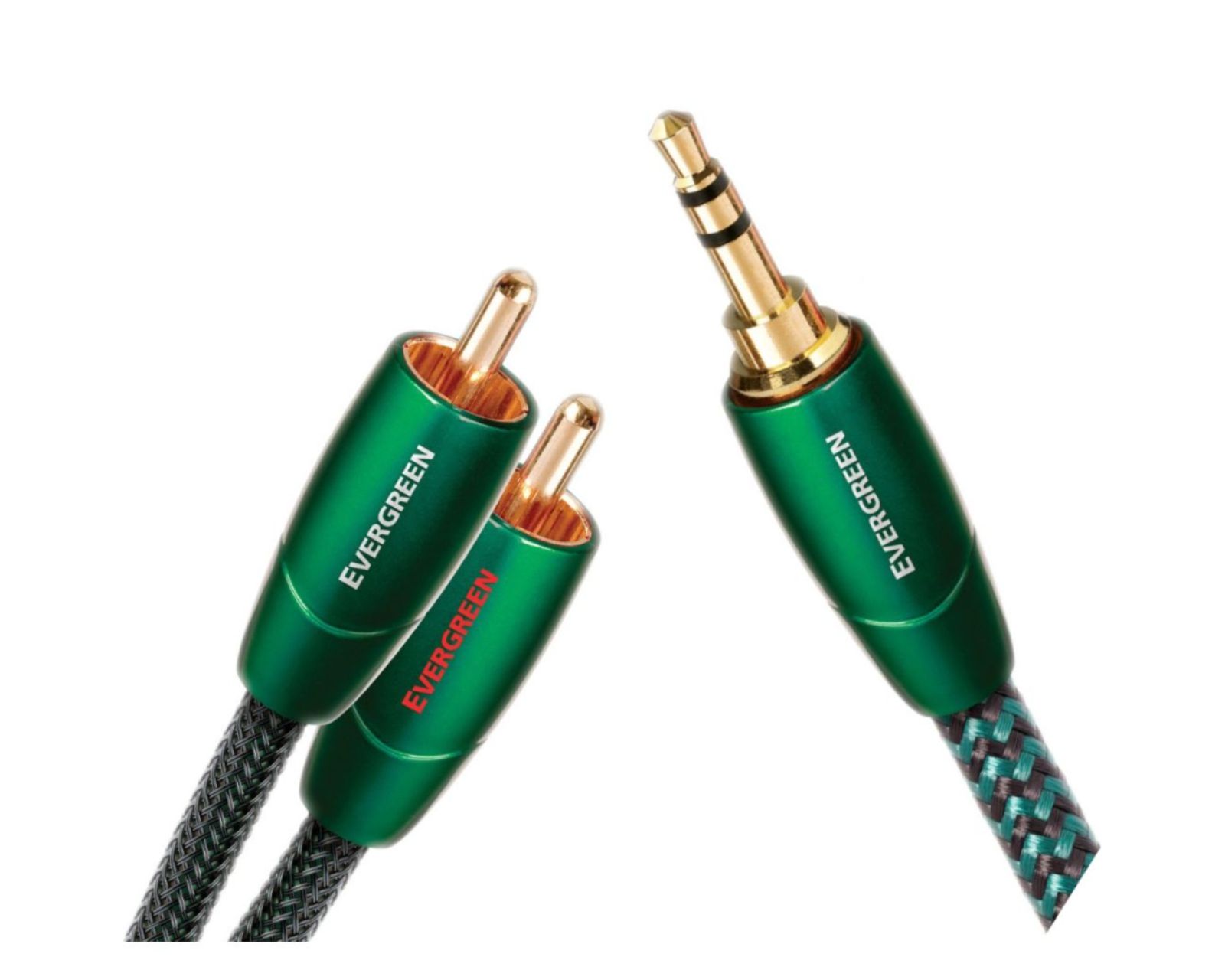 Foto 3 pulgar | Cable Audio Audioquest Evergo1.5mr color Verde de 1.5 m con Puntas de Cobre