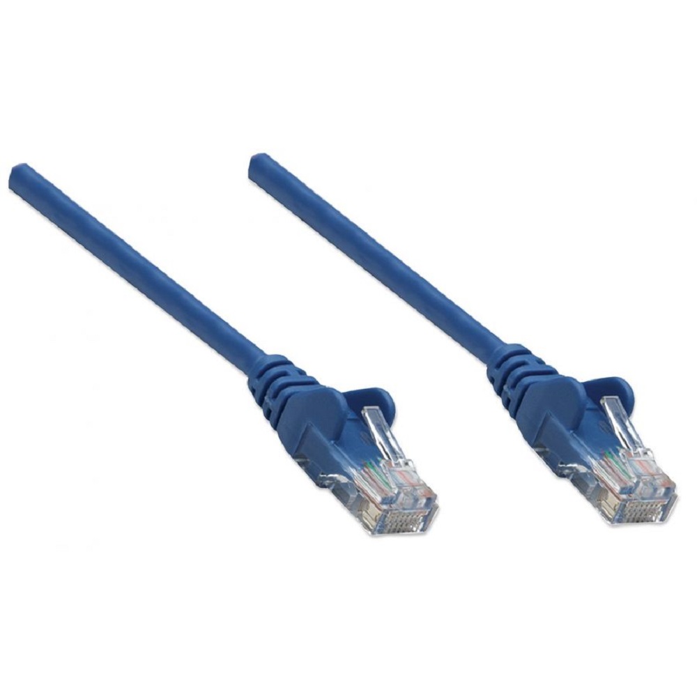 Cable Patch Cat6, Utp 7ft (3.0mts) Intellinet Color Azul 342605