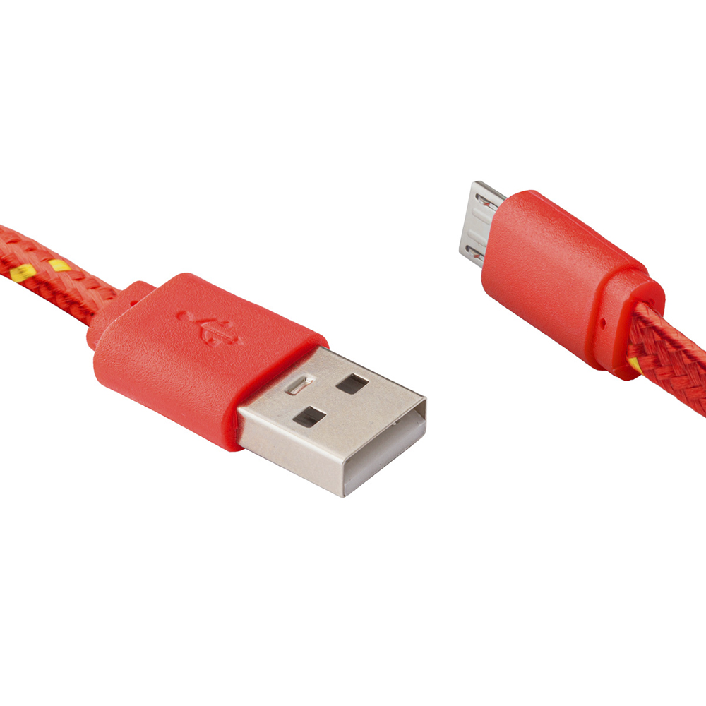 Foto 3 pulgar | Cable Usb a Micro Mitzu color Rojo