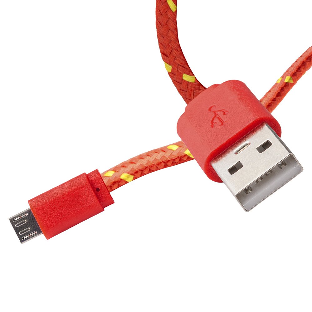 Foto 4 pulgar | Cable Usb a Micro Mitzu color Rojo