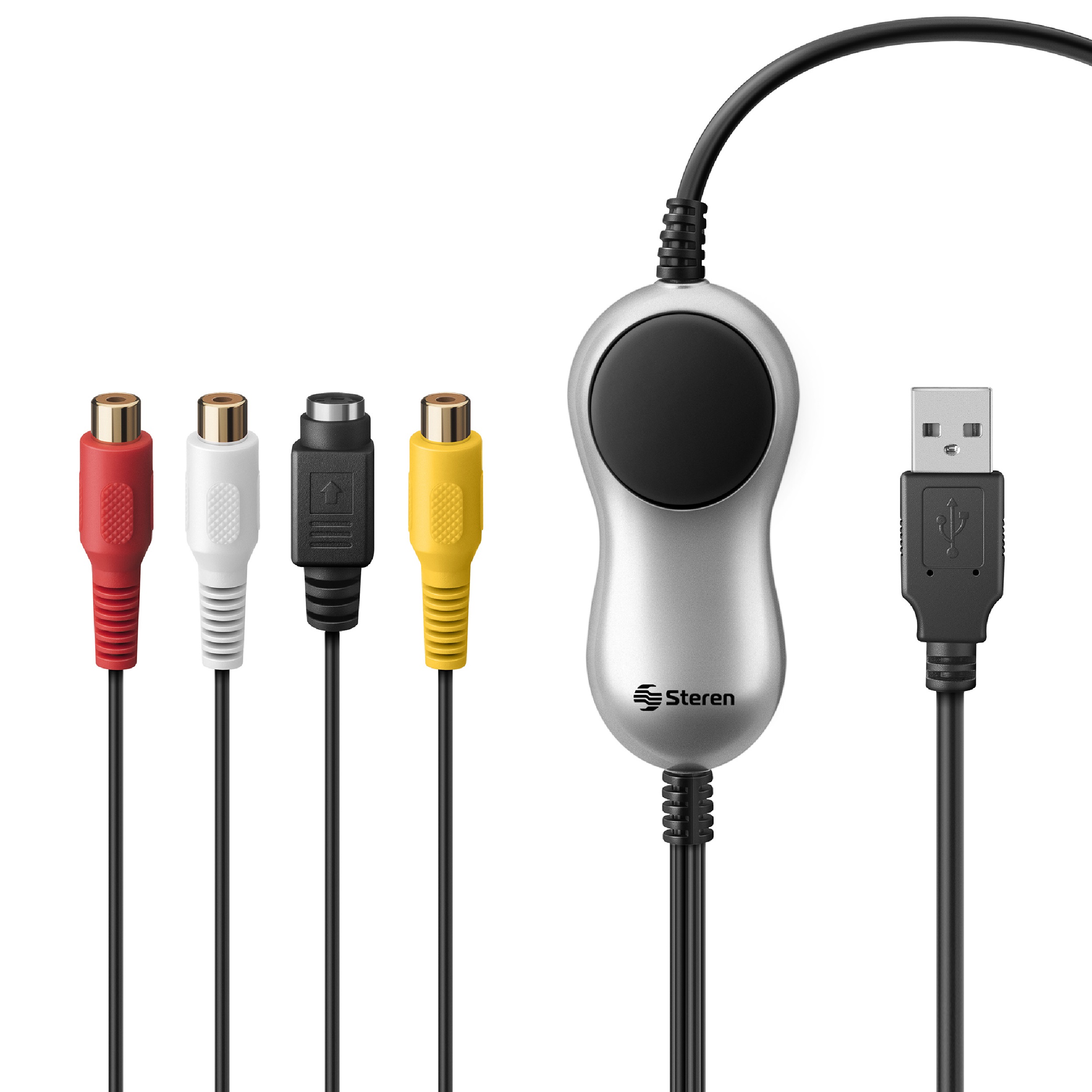 Foto 1 | Capturadora de Video Rca / S-video a USB Steren Com-445