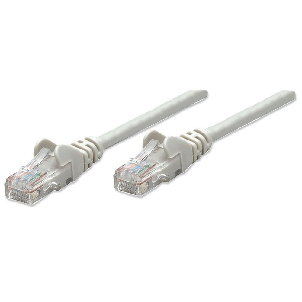 Cable de Parcheo Intellinet 319812 color Gris 5 m Rj-45 Macho/Macho