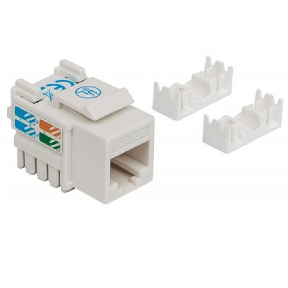 Foto 3 pulgar | Keystone Jack Intellinet 210355 color Blanco Utp Cat5e Rj45 Hembra