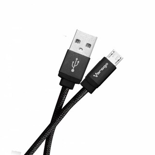 Foto 2 | Cable Usb a Micro Usb Vorago Cab-212 color Negro de 2 m Durabilidad