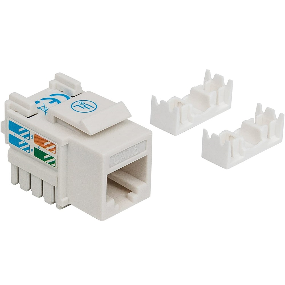 Foto 3 pulgar | Keystone Jack Intellinet 210591 color Blanco Utp Cat6 Rj45 Hembra