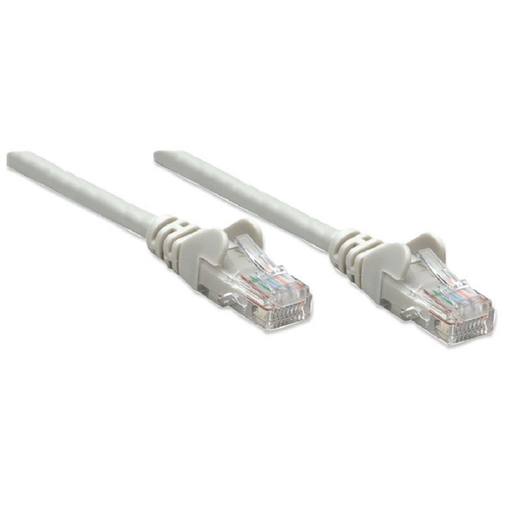 Cable de Parcheo Intellinet 318921 color Gris 1 m Rj-45 Rj-45