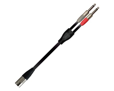 Foto 1 | Cable para Audio Xss Sc137 color Negro 6.3x2 Mono a 1 Cannon Macho