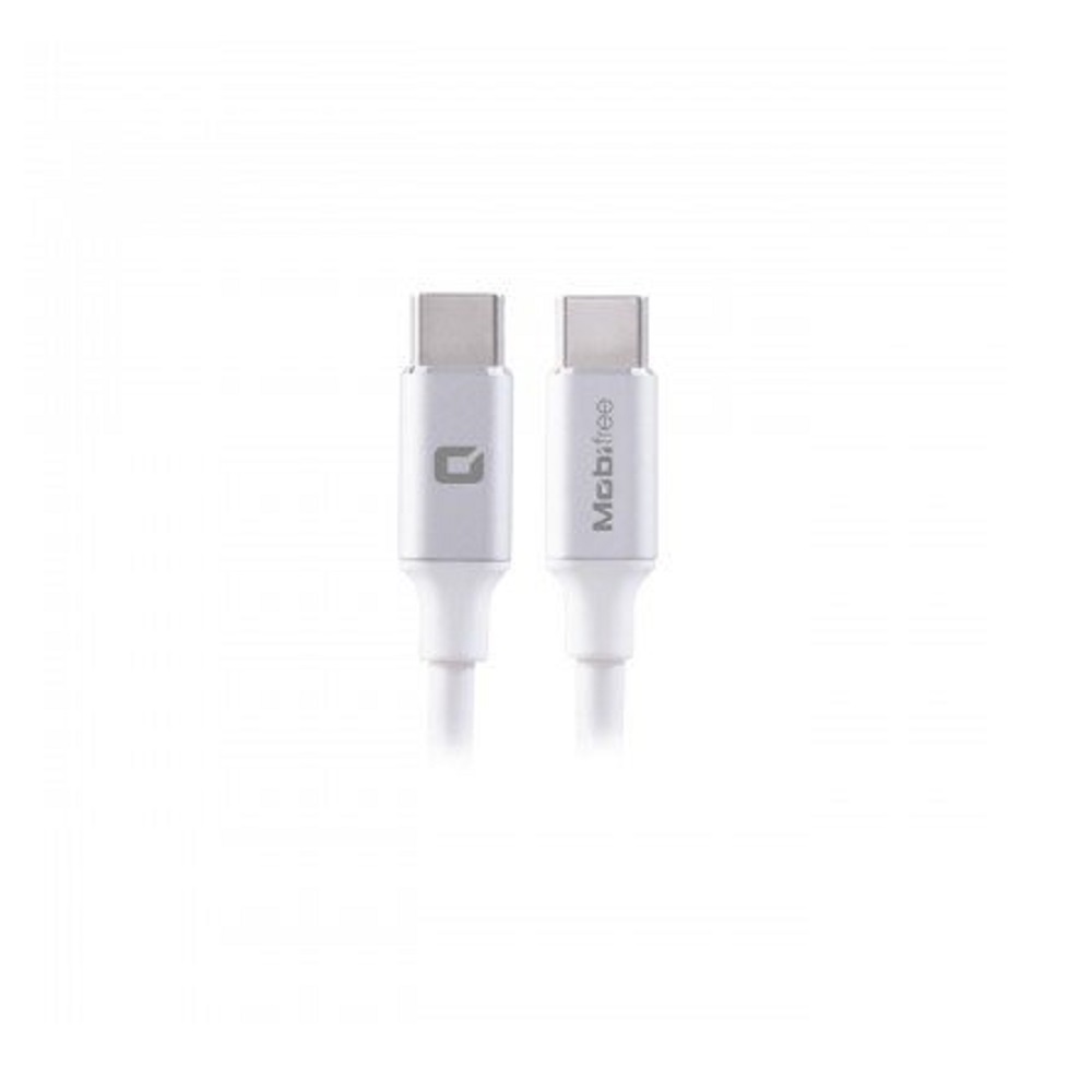 Foto 2 pulgar | Cable Usb C a Usb C Mobifree Mb-923705 color Blanco Usb C 2.0 1 M