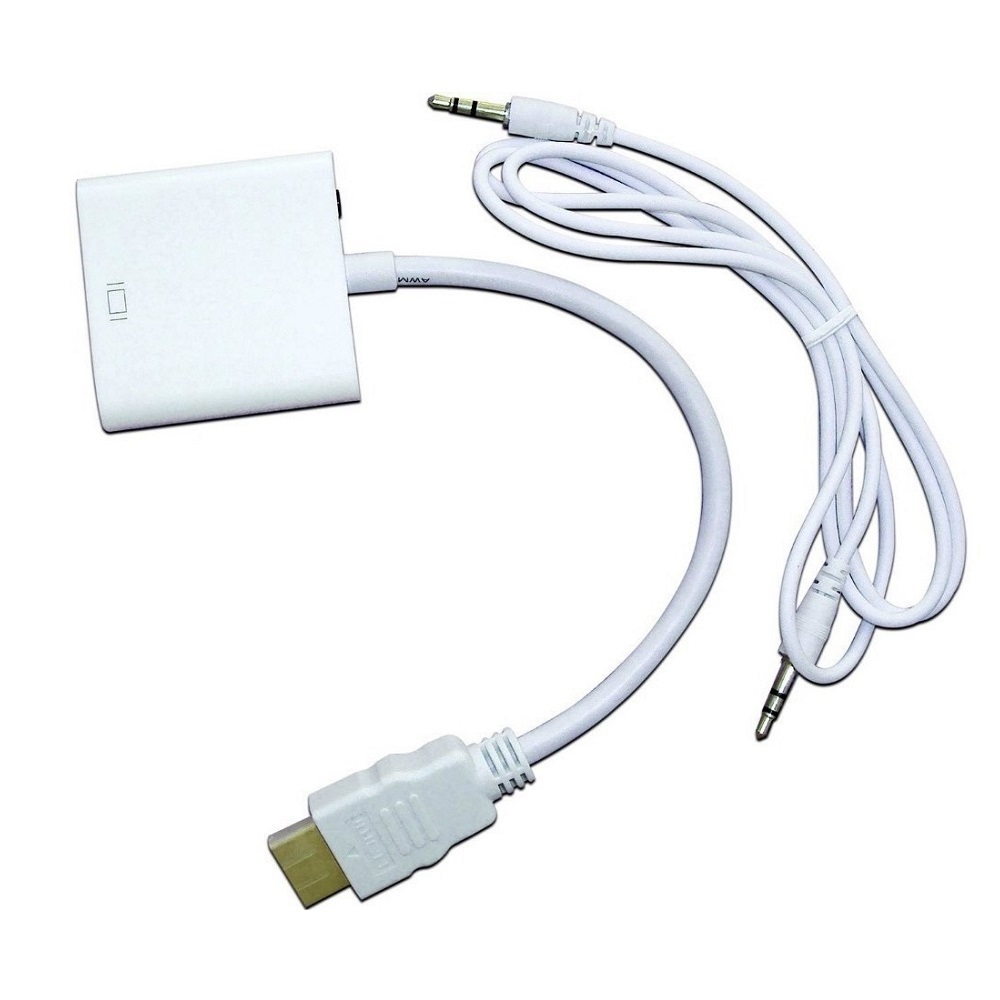 Foto 2 pulgar | Convertidor Hdmi/Vga Naceb Technology Na-235 color Blanco