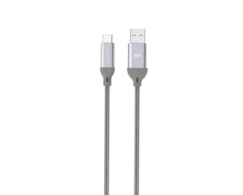 Foto 1 | Cable Usb Silicon Power, Conector Tipo B, 1 Metro, Carga Rápida (color Gris)