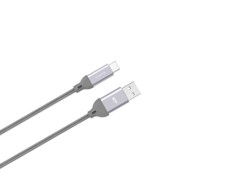 Foto 4 pulgar | Cable Usb Silicon Power, Conector Tipo B, 1 Metro, Carga Rápida (color Gris)