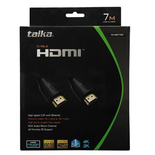 Foto 2 | Cable Hdmi Taika 7 m 2k/4k/3d/full Hd/super Hd 60hz