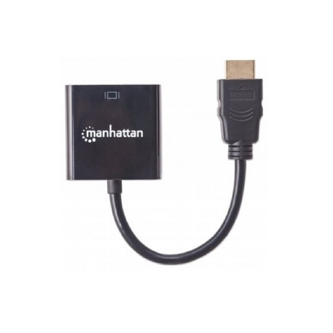 Foto 4 pulgar | Cable Adaptador Convertidor HDMI A VGA Manhattan Hd15 1080p Macho-hembra