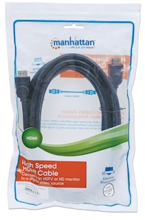 Foto 3 | Cable HDMI de Alta Velocidad Manhattan 323239 color Negro con Canal Ethernet 5 m