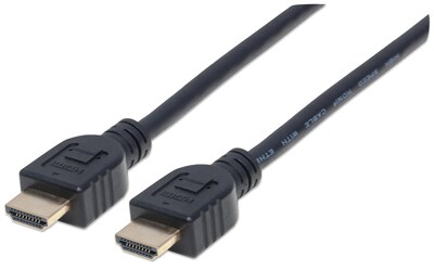 Foto 1 | Cable HDMI de Alta Velocidad Manhattan 353939 color Negro con Ethernet para Pared 2 m